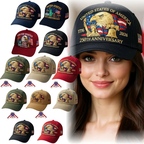 USA Marine Corps 250th Anniversary Baseball Cap Retro Washed Sports Hat Patriotic Trucker Hat for Men Women Veterans Enthusiasts